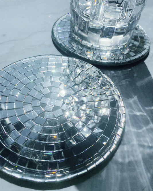 Discokugel Untersetzer – Glasuntersetzer für Kaltgetränke